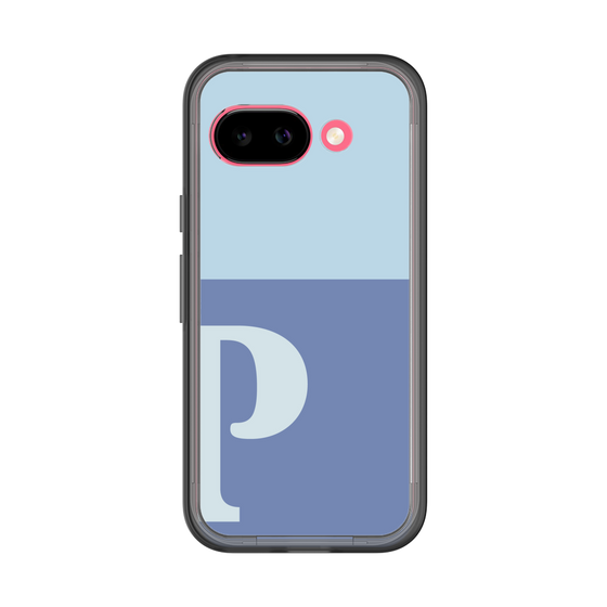 スリムプロテクションプレミアムケース［ オリジナル - initial two tone - P blue ］