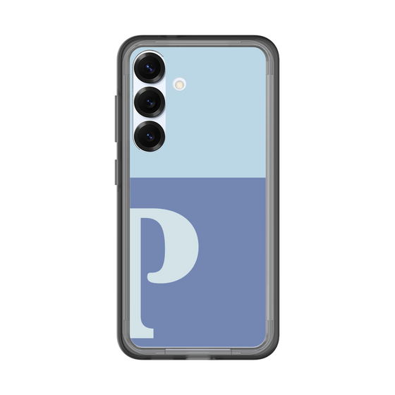 スリムプロテクションプレミアムケース［ オリジナル - initial two tone - P blue ］