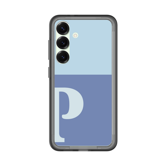 スリムプロテクションプレミアムケース［ オリジナル - initial two tone - P blue ］
