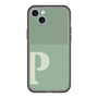 スリムプロテクションプレミアムケース［ オリジナル - initial two tone - P green ］