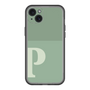 スリムプロテクションプレミアムケース［ オリジナル - initial two tone - P green ］