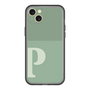 スリムプロテクションプレミアムケース［ オリジナル - initial two tone - P green ］