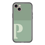 スリムプロテクションプレミアムケース［ オリジナル - initial two tone - P green ］