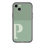 スリムプロテクションプレミアムケース［ オリジナル - initial two tone - P green ］
