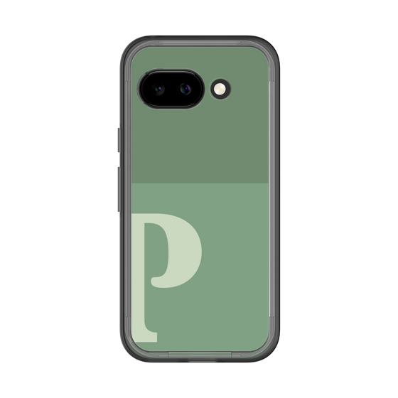 スリムプロテクションプレミアムケース［ オリジナル - initial two tone - P green ］
