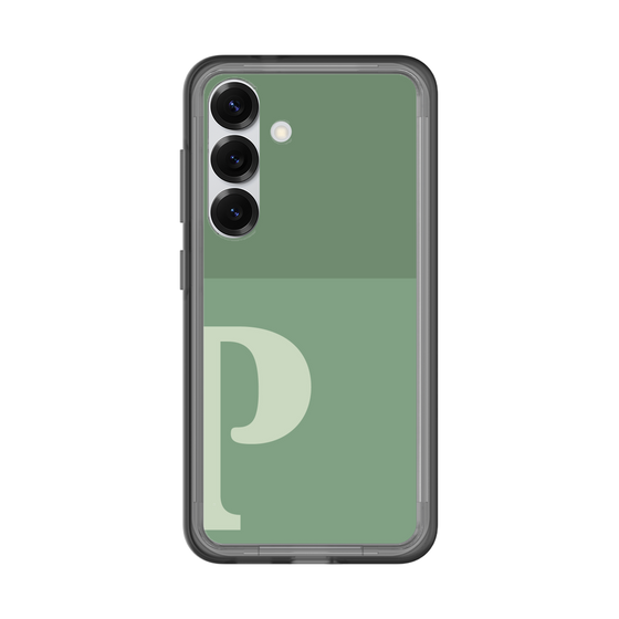 スリムプロテクションプレミアムケース［ オリジナル - initial two tone - P green ］