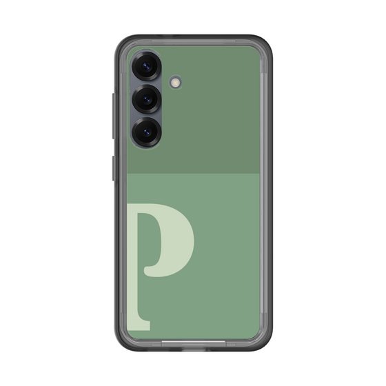 スリムプロテクションプレミアムケース［ オリジナル - initial two tone - P green ］