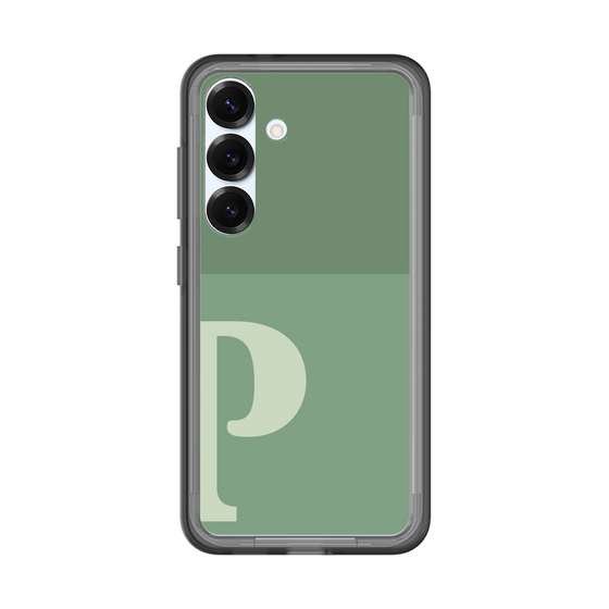 スリムプロテクションプレミアムケース［ オリジナル - initial two tone - P green ］