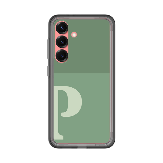 スリムプロテクションプレミアムケース［ オリジナル - initial two tone - P green ］
