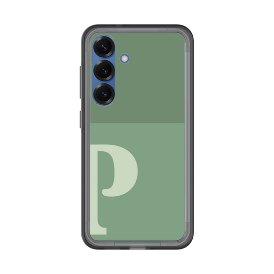 スリムプロテクションプレミアムケース［ オリジナル - initial two tone - P green ］