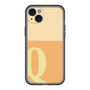 スリムプロテクションプレミアムケース［ オリジナル - initial two tone - Q orange ］