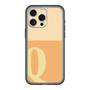 スリムプロテクションプレミアムケース［ オリジナル - initial two tone - Q orange ］