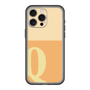 スリムプロテクションプレミアムケース［ オリジナル - initial two tone - Q orange ］