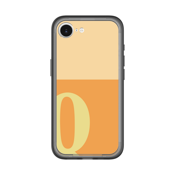 スリムプロテクションプレミアムケース［ オリジナル - initial two tone - Q orange ］