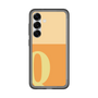 スリムプロテクションプレミアムケース［ オリジナル - initial two tone - Q orange ］