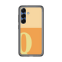 スリムプロテクションプレミアムケース［ オリジナル - initial two tone - Q orange ］