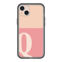 スリムプロテクションプレミアムケース［ オリジナル - initial two tone - Q pink ］