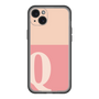 スリムプロテクションプレミアムケース［ オリジナル - initial two tone - Q pink ］