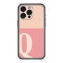 スリムプロテクションプレミアムケース［ オリジナル - initial two tone - Q pink ］