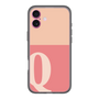 スリムプロテクションプレミアムケース［ オリジナル - initial two tone - Q pink ］