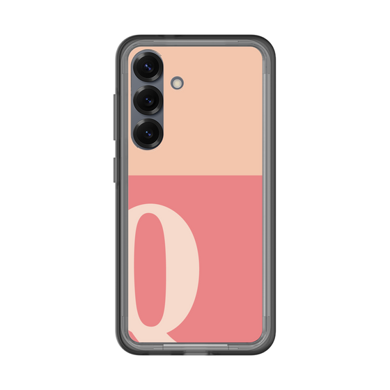 スリムプロテクションプレミアムケース［ オリジナル - initial two tone - Q pink ］