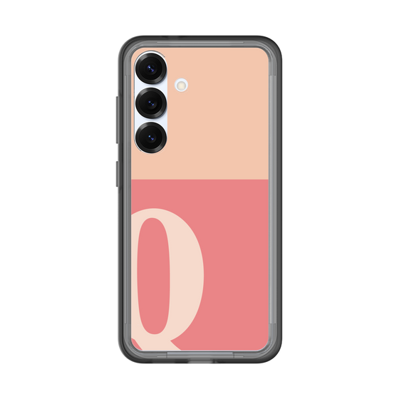 スリムプロテクションプレミアムケース［ オリジナル - initial two tone - Q pink ］