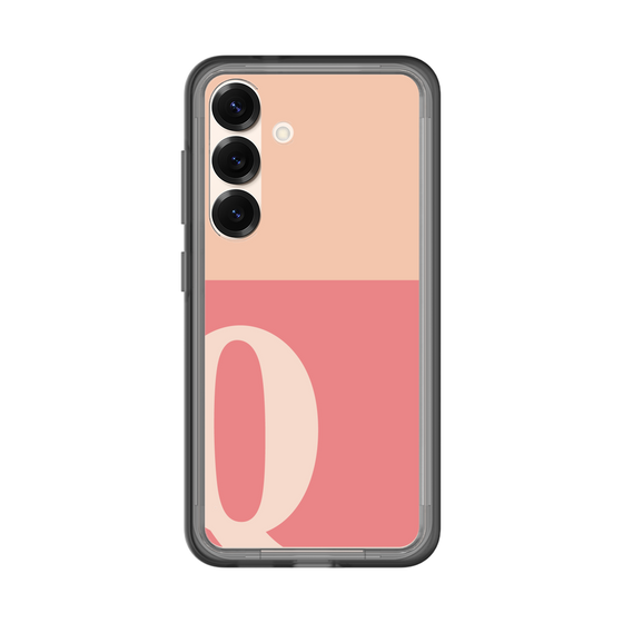 スリムプロテクションプレミアムケース［ オリジナル - initial two tone - Q pink ］
