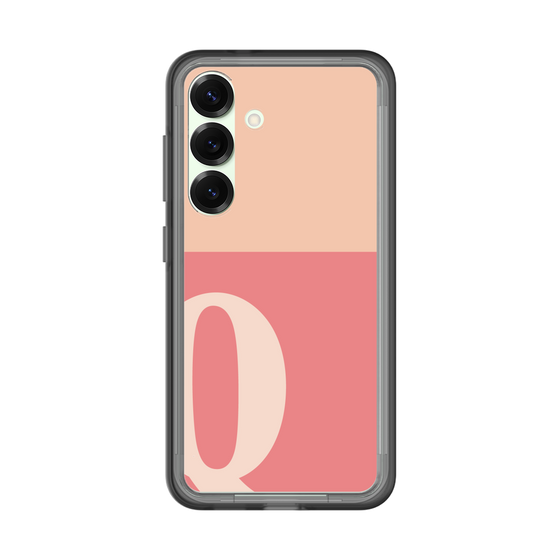 スリムプロテクションプレミアムケース［ オリジナル - initial two tone - Q pink ］