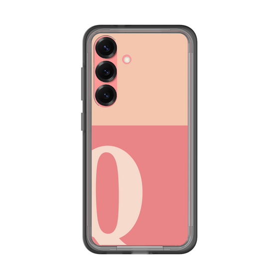 スリムプロテクションプレミアムケース［ オリジナル - initial two tone - Q pink ］