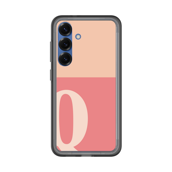 スリムプロテクションプレミアムケース［ オリジナル - initial two tone - Q pink ］