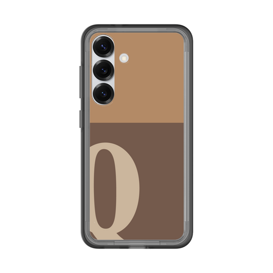 スリムプロテクションプレミアムケース［ オリジナル - initial two tone - Q brown ］