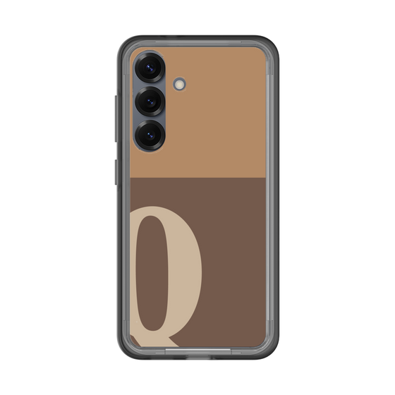 スリムプロテクションプレミアムケース［ オリジナル - initial two tone - Q brown ］