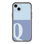 スリムプロテクションプレミアムケース［ オリジナル - initial two tone - Q blue ］