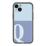 スリムプロテクションプレミアムケース［ オリジナル - initial two tone - Q blue ］