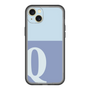 スリムプロテクションプレミアムケース［ オリジナル - initial two tone - Q blue ］