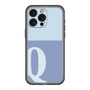 スリムプロテクションプレミアムケース［ オリジナル - initial two tone - Q blue ］