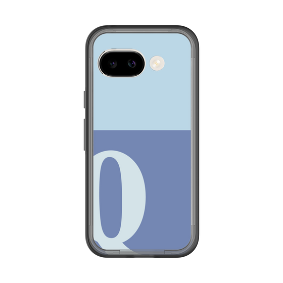 スリムプロテクションプレミアムケース［ オリジナル - initial two tone - Q blue ］
