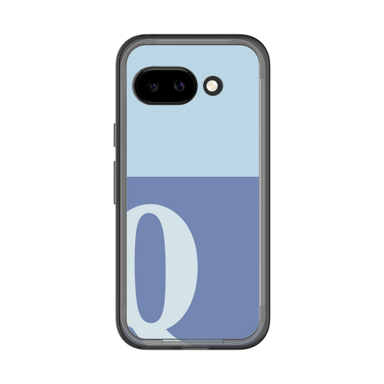 スリムプロテクションプレミアムケース［ オリジナル - initial two tone - Q blue ］
