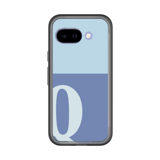 スリムプロテクションプレミアムケース［ オリジナル - initial two tone - Q blue ］
