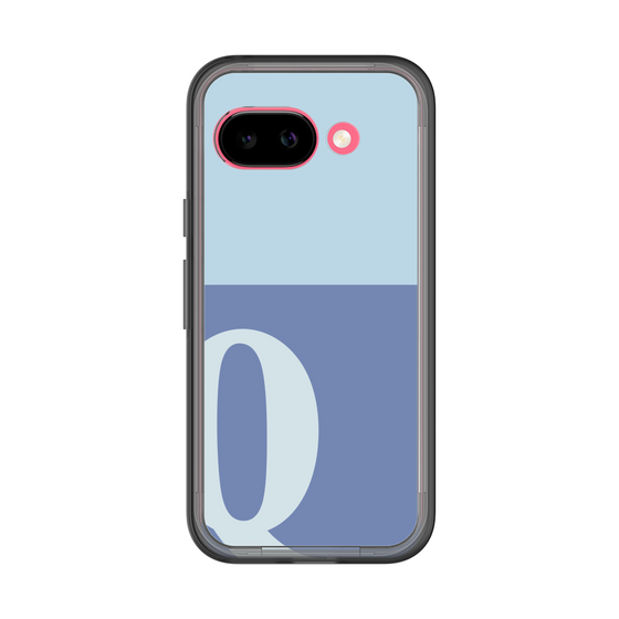 スリムプロテクションプレミアムケース［ オリジナル - initial two tone - Q blue ］