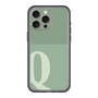 スリムプロテクションプレミアムケース［ オリジナル - initial two tone - Q green ］
