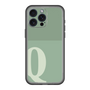 スリムプロテクションプレミアムケース［ オリジナル - initial two tone - Q green ］