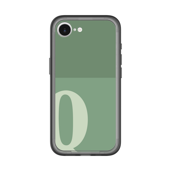 スリムプロテクションプレミアムケース［ オリジナル - initial two tone - Q green ］