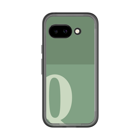 スリムプロテクションプレミアムケース［ オリジナル - initial two tone - Q green ］