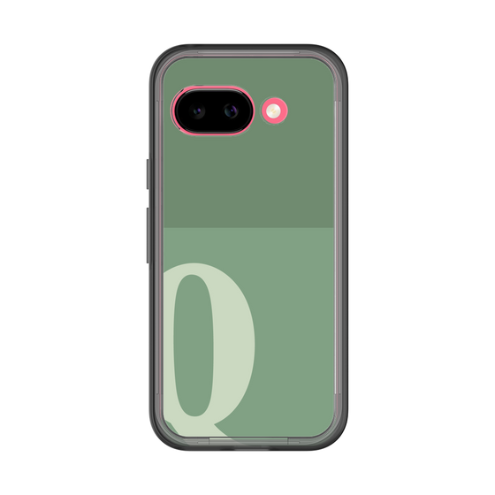 スリムプロテクションプレミアムケース［ オリジナル - initial two tone - Q green ］