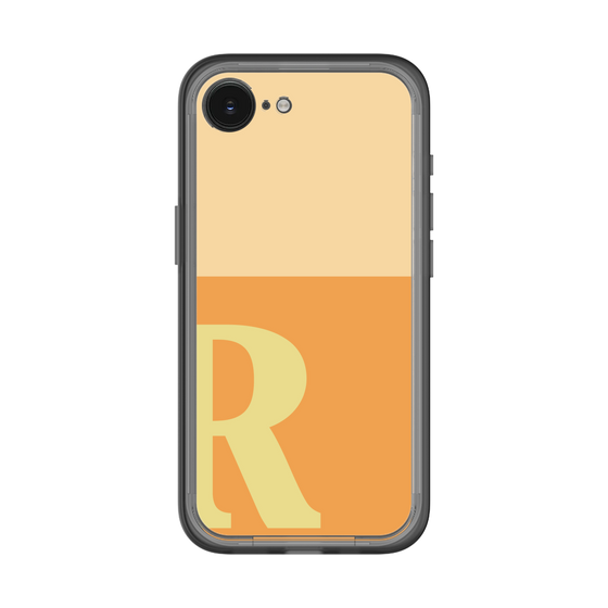 スリムプロテクションプレミアムケース［ オリジナル - initial two tone - R orange ］