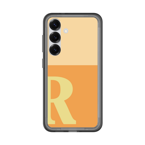 スリムプロテクションプレミアムケース［ オリジナル - initial two tone - R orange ］