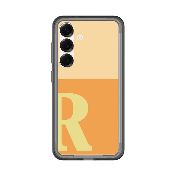 スリムプロテクションプレミアムケース［ オリジナル - initial two tone - R orange ］