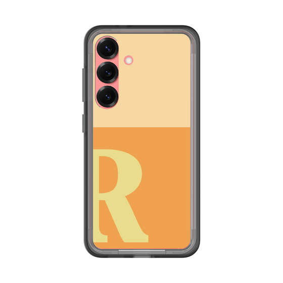 スリムプロテクションプレミアムケース［ オリジナル - initial two tone - R orange ］