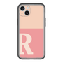 スリムプロテクションプレミアムケース［ オリジナル - initial two tone - R pink ］